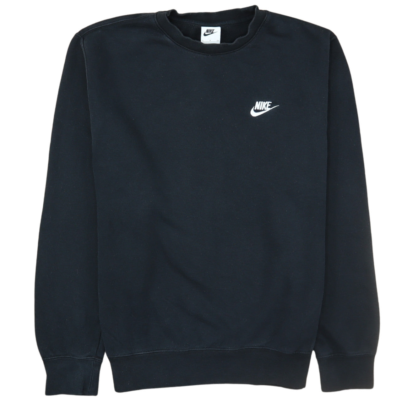 Nike Men's Black Small Crew Neck Pullover Sweatshirt