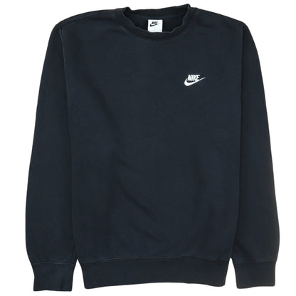 Nike Men's Black Small Crew Neck Pullover Sweatshirt