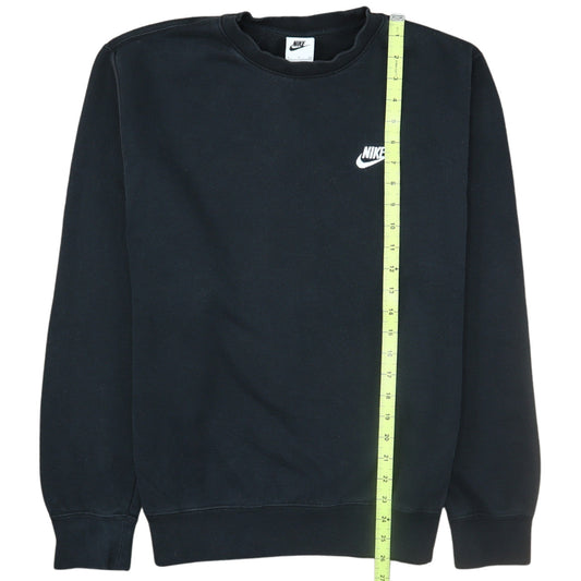 Nike Men's Black Small Crew Neck Pullover Sweatshirt