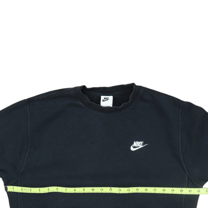 Nike Men's Black Small Crew Neck Pullover Sweatshirt