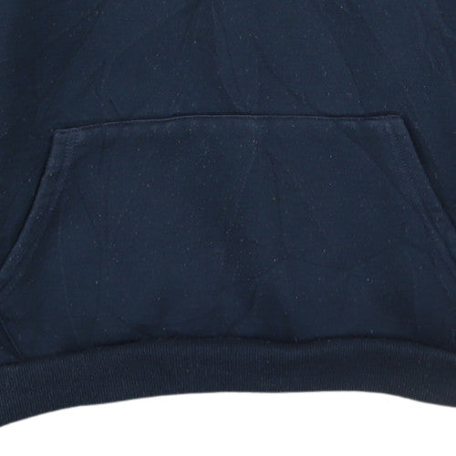 Supreme Men Blue Pullover Hoodie Medium Embroidered Box Logo Fleece