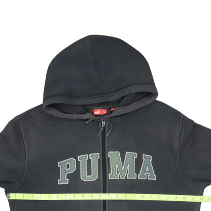 Puma Men's Black Full Zip Fleece Hoodie Size M Sportswear