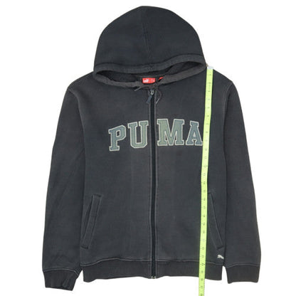 Puma Men's Black Full Zip Fleece Hoodie Size M Sportswear