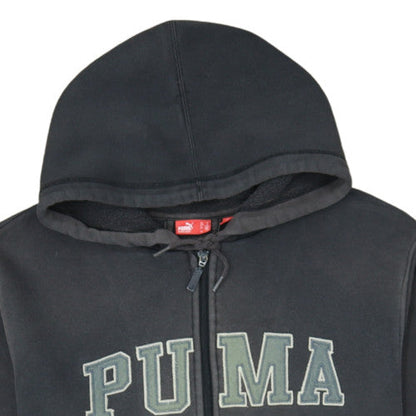 Puma Men's Black Full Zip Fleece Hoodie Size M Sportswear