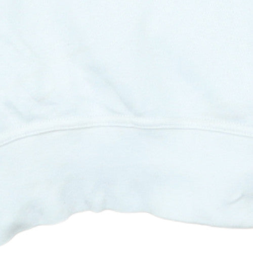 Nike Men's White XS Pullover Hoodie with Logo and Drawstring