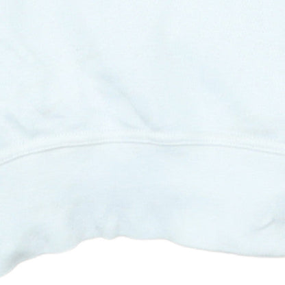 Nike Men's White XS Pullover Hoodie with Logo and Drawstring