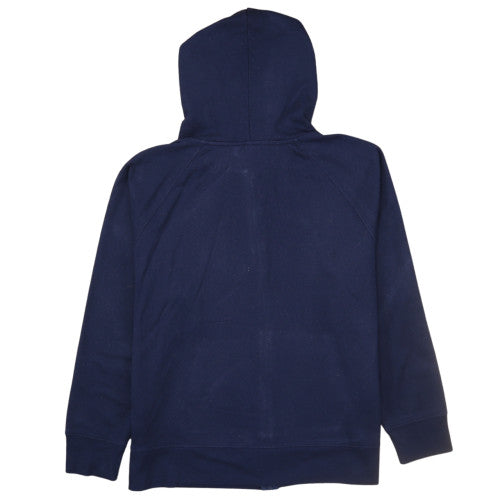 GAP Mens Blue Full Zip Hoodie XL Fleece Cotton Blend