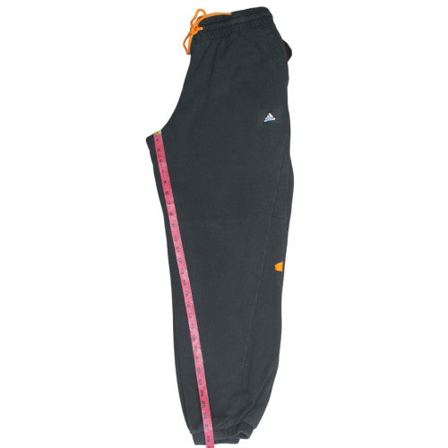 Adidas Men's Black Jogger Sweatpants M Regular Fit Fleece Activewear