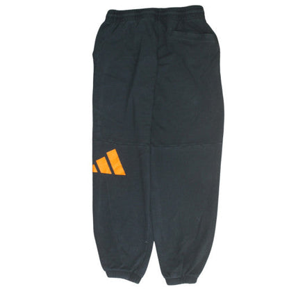 Adidas Men's Black Jogger Sweatpants M Regular Fit Fleece Activewear