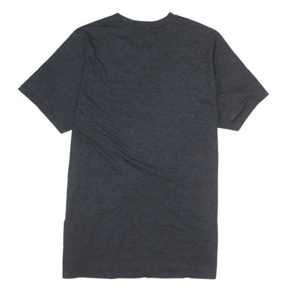 Adidas Men's Grey Short Sleeve Logo T-Shirt Medium