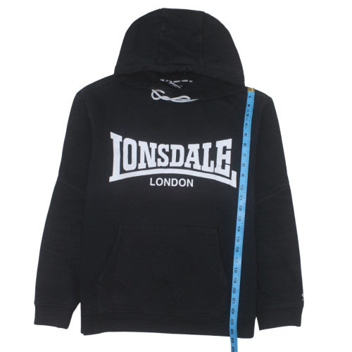 Lonsdale London Mens Black XL Pullover Hoodie Long Sleeve Sportswear