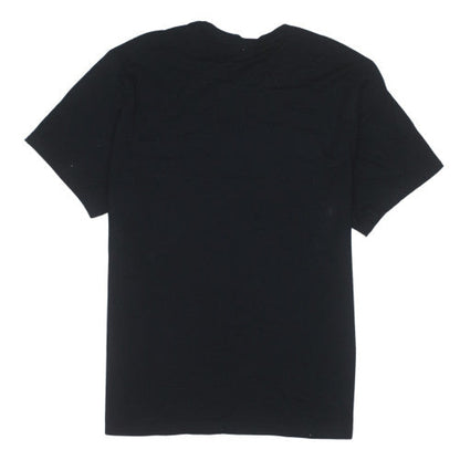 Nike Men's Black 2XL Dri-FIT Logo Short Sleeve T-Shirt