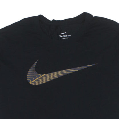 Nike Men's Black 2XL Dri-FIT Logo Short Sleeve T-Shirt