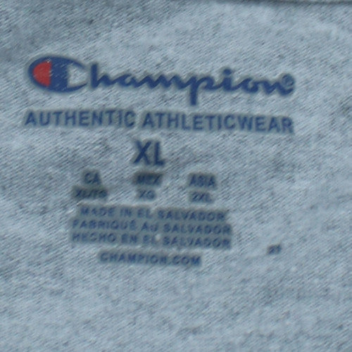 Champion Men's Grey Yeti Softball Graphic Athletic T-Shirt XL