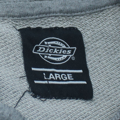 Dickies Men's Grey Pullover Hoodie Size L Fleece Sweatshirt
