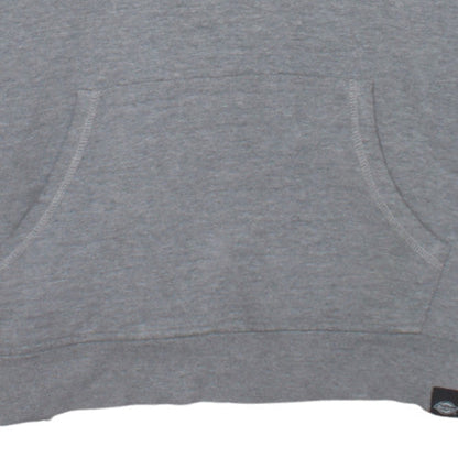 Dickies Men's Grey Pullover Hoodie Size L Fleece Sweatshirt