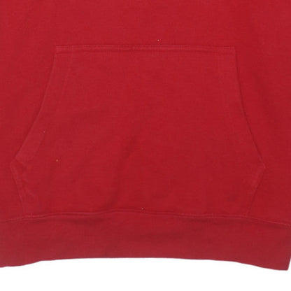 GAP Men's Red Pullover Hoodie M Cotton Blend Classic Style
