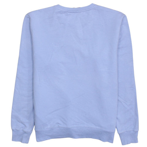 FILA Men's Blue Crew Neck Long Sleeve Cotton Blend Sweatshirt - Size L