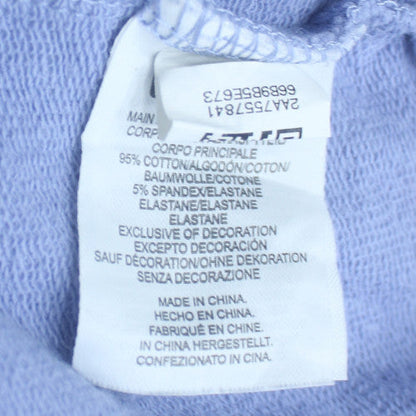 FILA Men's Blue Crew Neck Long Sleeve Cotton Blend Sweatshirt - Size L