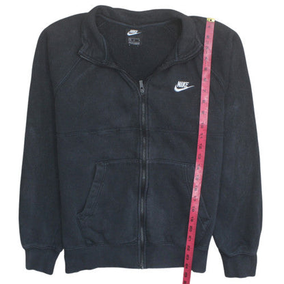 Nike Men's Black Full Zip Fleece Hoodie Size M