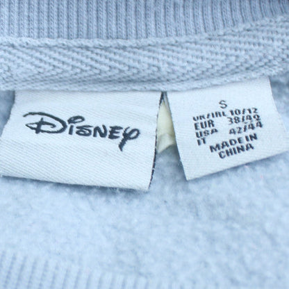 Disney Women Blue Stitch Sweatshirt Small UK 10/12 Pullover Graphic