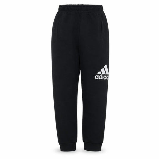 Front view of Adidas Men’s Black XS Climalite Jogger Sweatpants Regular Fit