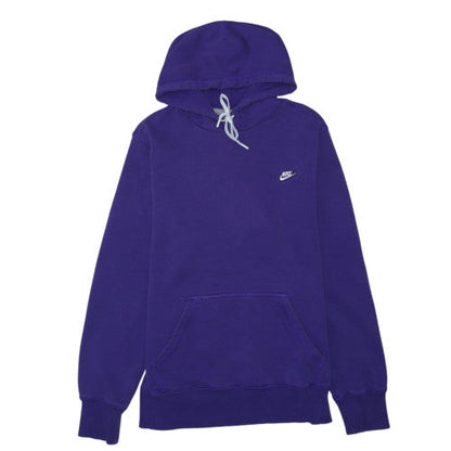 Nike Men’s Purple Pullover Fleece Hoodie Size L Regular Fit