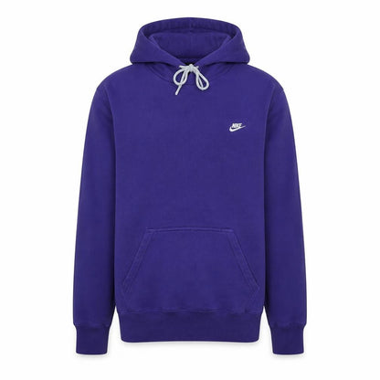 Nike Men’s Purple Pullover Fleece Hoodie Size L Regular Fit