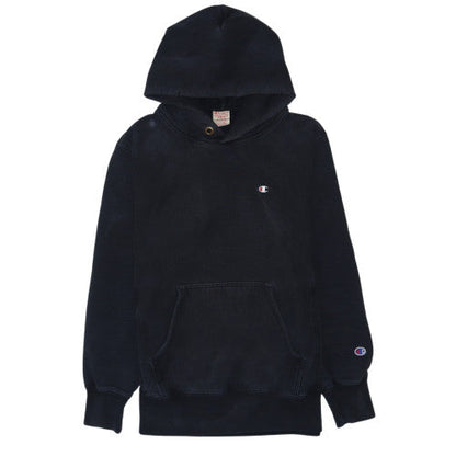 Champion Men's Black Reverse Weave Pullover Hoodie Size L