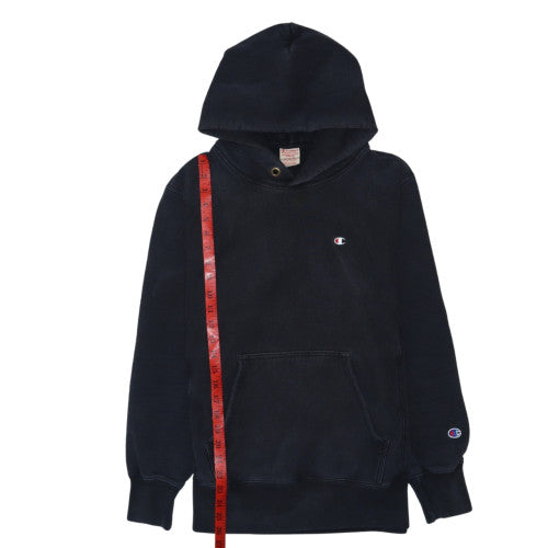 Champion Men's Black Reverse Weave Pullover Hoodie Size L