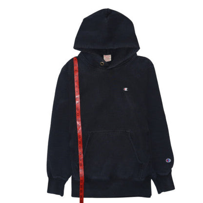 Champion Men's Black Reverse Weave Pullover Hoodie Size L