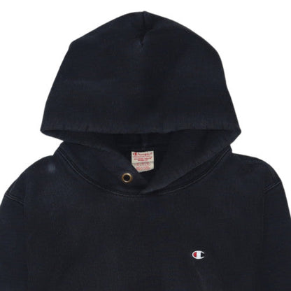 Champion Men's Black Reverse Weave Pullover Hoodie Size L