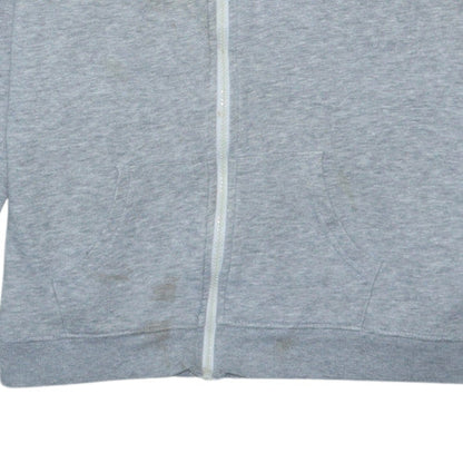 George Women Grey Full Zip Hoodie Size 22 Cotton Blend Casual
