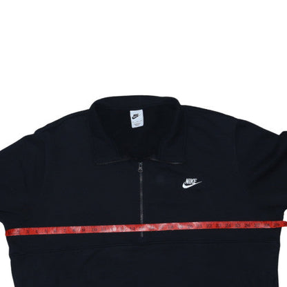 Nike Men's Black 3XL 1/2 Zip Pullover Sweatshirt Fleece