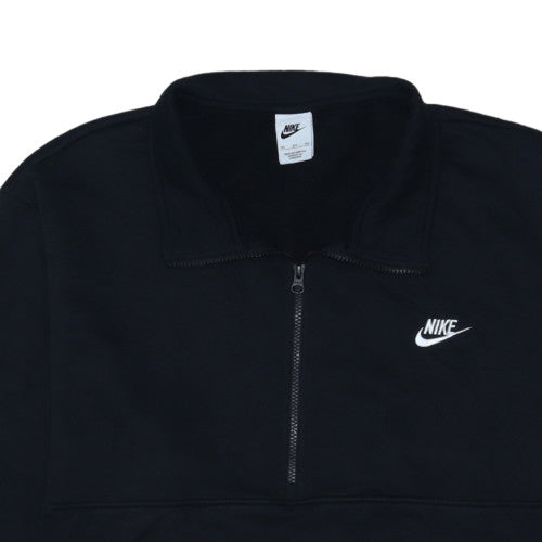 Nike Men's Black 3XL 1/2 Zip Pullover Sweatshirt Fleece