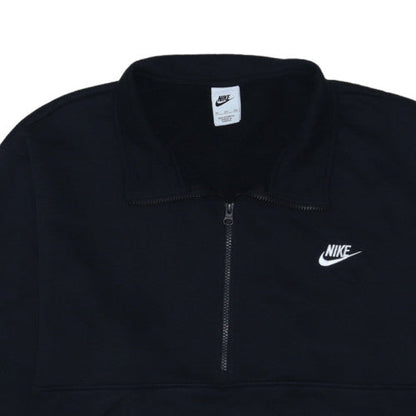 Nike Men's Black 3XL 1/2 Zip Pullover Sweatshirt Fleece