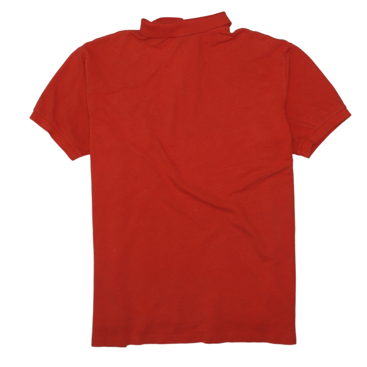 Ralph Lauren Men's Red Custom Fit Polo Shirt XL Cotton