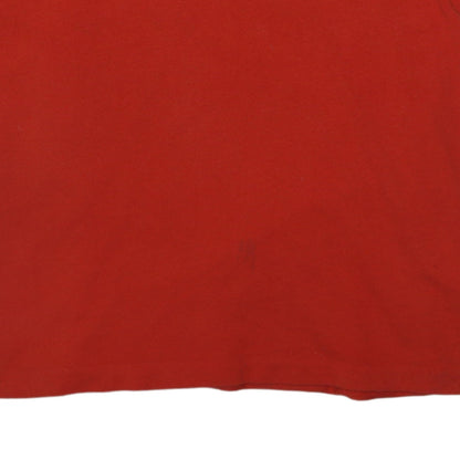 Ralph Lauren Men's Red Custom Fit Polo Shirt XL Cotton