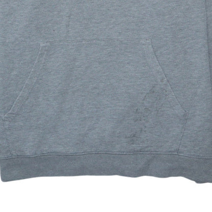 Champion Men's Grey 2XL Pullover Hoodie with Logo Print