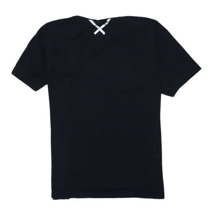 Adidas Men's Black Medium Basic Logo Short Sleeve Cotton T-Shirt