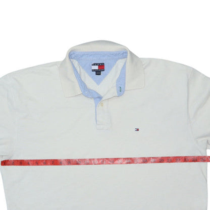 Tommy Hilfiger Men's White 2XL Classic Cotton Polo Shirt
