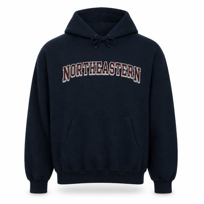 Champion Men's Blue Northeastern Pullover Hoodie Size L