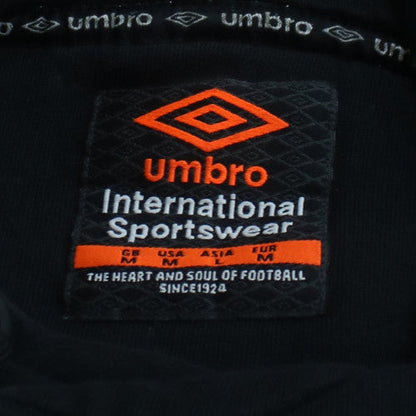 Umbro Men's Black L Pullover Hoodie Sports Fleece Sweatshirt