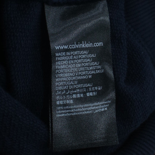 Calvin Klein Jeans Men's Blue Logo Crew Neck Sweatshirt M
