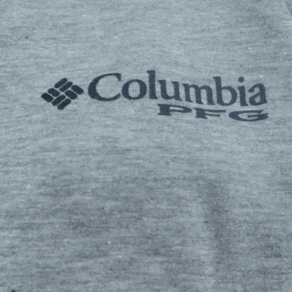 Columbia Mens Grey 2XL PFG Graphic Crew Neck T-Shirt