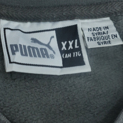Puma Men's Grey 2XL Pullover Sweatshirt Crew Neck Sportswear