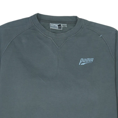 Puma Men's Grey 2XL Pullover Sweatshirt Crew Neck Sportswear