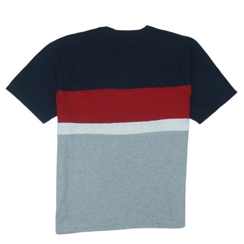 Tommy Hilfiger Men’s Multicoloured 2XL Cotton Colourblock T-Shirt