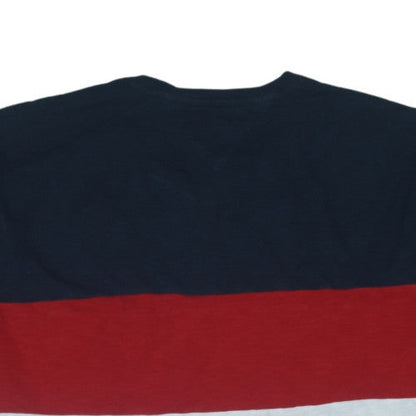 Tommy Hilfiger Men’s Multicoloured 2XL Cotton Colourblock T-Shirt