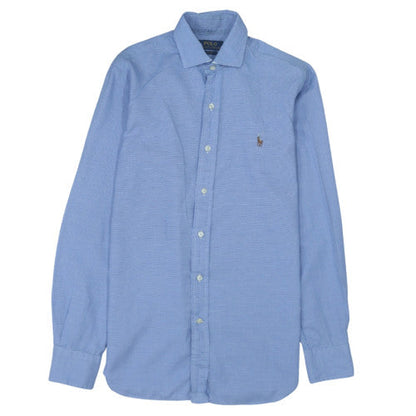 Polo Ralph Lauren Men’s Blue Slim Fit Long Sleeve Cotton Shirt 14.5 37